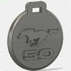 Mustang-3.png Pendentif porte clé Mustang 4 / Mustang 4 Key ring ornement