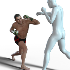 m3.png STL file MMA UFC MAN 3・3D printer design to download, gigi_toys