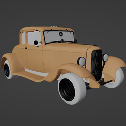 1.png Fichier STL 1932 Ford Deluxe 5 Window Coupe・Objet imprimable en 3D à télécharger