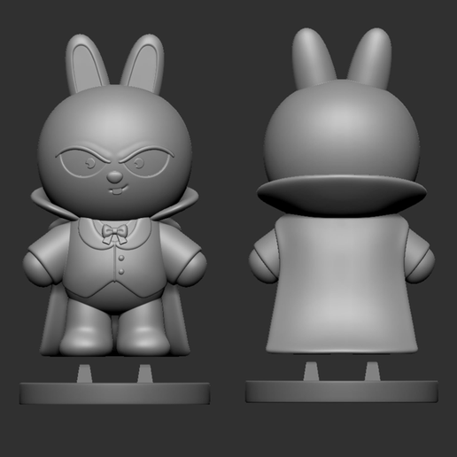 🐇 SKZOO EVIL LEEBIT STRAY KIDS KPOP・ STL File for 3D printing・Cults
