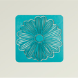 download-7.png Free STL file Flower Stencil・3D printer design to download
