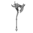 Wireframe.091.png Crescent Horn Warstaff