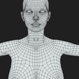 8.png High Detailed Women Fit Body Base Mesh T-Pose