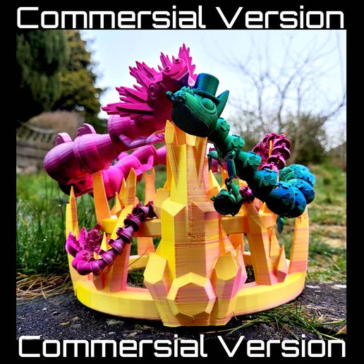 Double dragon crown *Commersial Version* 3D model