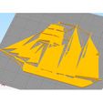 1.jpg Sailing boat for wall decoration_1