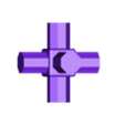 Connecteur_5_voies.stl 2-3-4-5 Way Elbow fittings / segments connectors Ø20mm PVC Pipe // Raccord connecteur 2-3-4-5 voies tube PVC IRL Ø20mm //