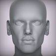 300.12.jpg 11 Male Head Sculpt 01 3D model Low-poly 3D model