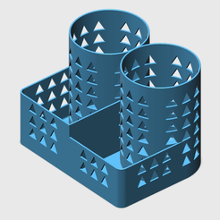 deskorganiser.png 3D-Datei Desk organizer - Stifthalter kostenlos・3D-Drucker-Modell zum herunterladen