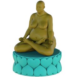 Lotus Position.jpg STL-Datei meditation・3D-druckbares Modell zum Herunterladen