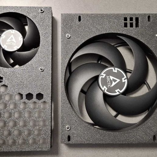 Kobra 2 Max fan housing for power supply & mainboard - cool and quiet