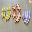 image-1.jpg 16 rails courbes et croisements courbes compatibles Ikea/Brio (Package 2)
