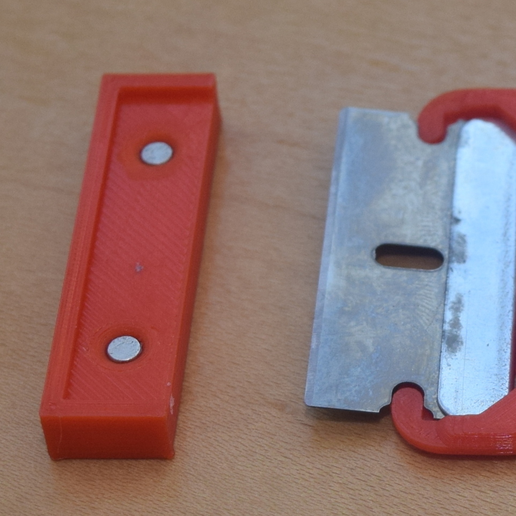 Razor Blade Guard Cover 3D model preview