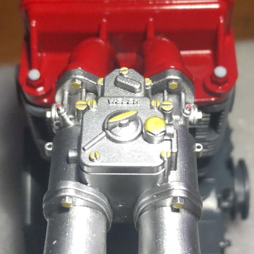 595-Abarth_7.jpg STL file Weber 40 DCOE carburetor・Design to download and 3D print, motabas