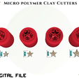 descarga.png Fichier 3D MICRO CUTTER POUR ARGILE POLYMÈRE ÉTOILE * 4 TAILLE/COPRIGHTED LICENSE/EULITEC.COM・Design à télécharger et à imprimer en 3D