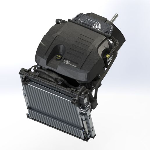 3D file Land Rover Ingenium Engine Cover (Engine Bay) for 540 or 370 DC ...