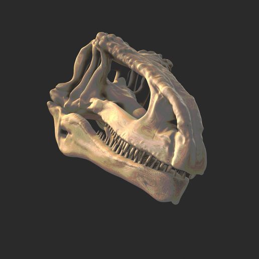 💀 Mapusaurus skull・ STL File for 3D printing and CNC machining - Laser ...
