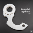 Karambit-Keychain-V2.png Karambit Keychain V2 - SPINNER NO BEARING TIKTOK KEYRAMBIT KEYSPINNER SOLID ROTATION