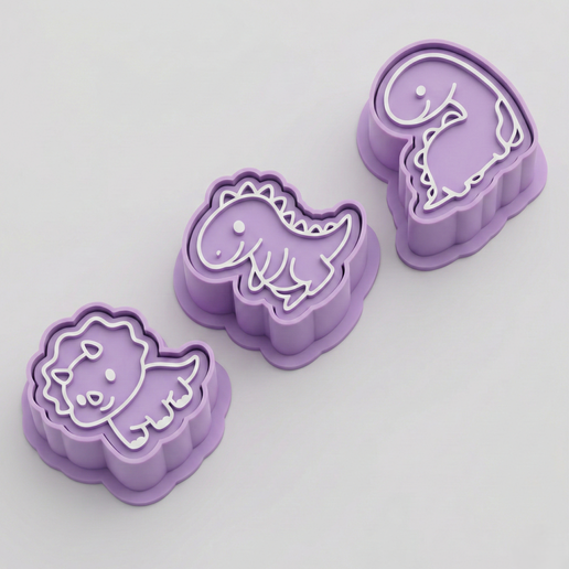 Ejector for brigadeiros and sweets, dinosaur kit