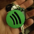 Capture d’écran 2018-03-26 à 16.41.10.png Fichier STL gratuit Porte-clés Spotify・Design pour impression 3D à télécharger