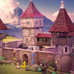 Gracewindale-Gatehouse-build-3.jpg STL file Gracewindale - Gatehouse・3D printing template to download