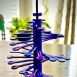 069a5798-4a6e-483b-bbb9-2527aa407bf6.jpg Spiral Physics Toy - Helicone Kinetic Sculpture - Satisfying Fidget
