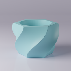 3D-Planter-Pot-8_1.png Файл STL 3D горшок для растений 8・Шаблон для загрузки и 3D-печати