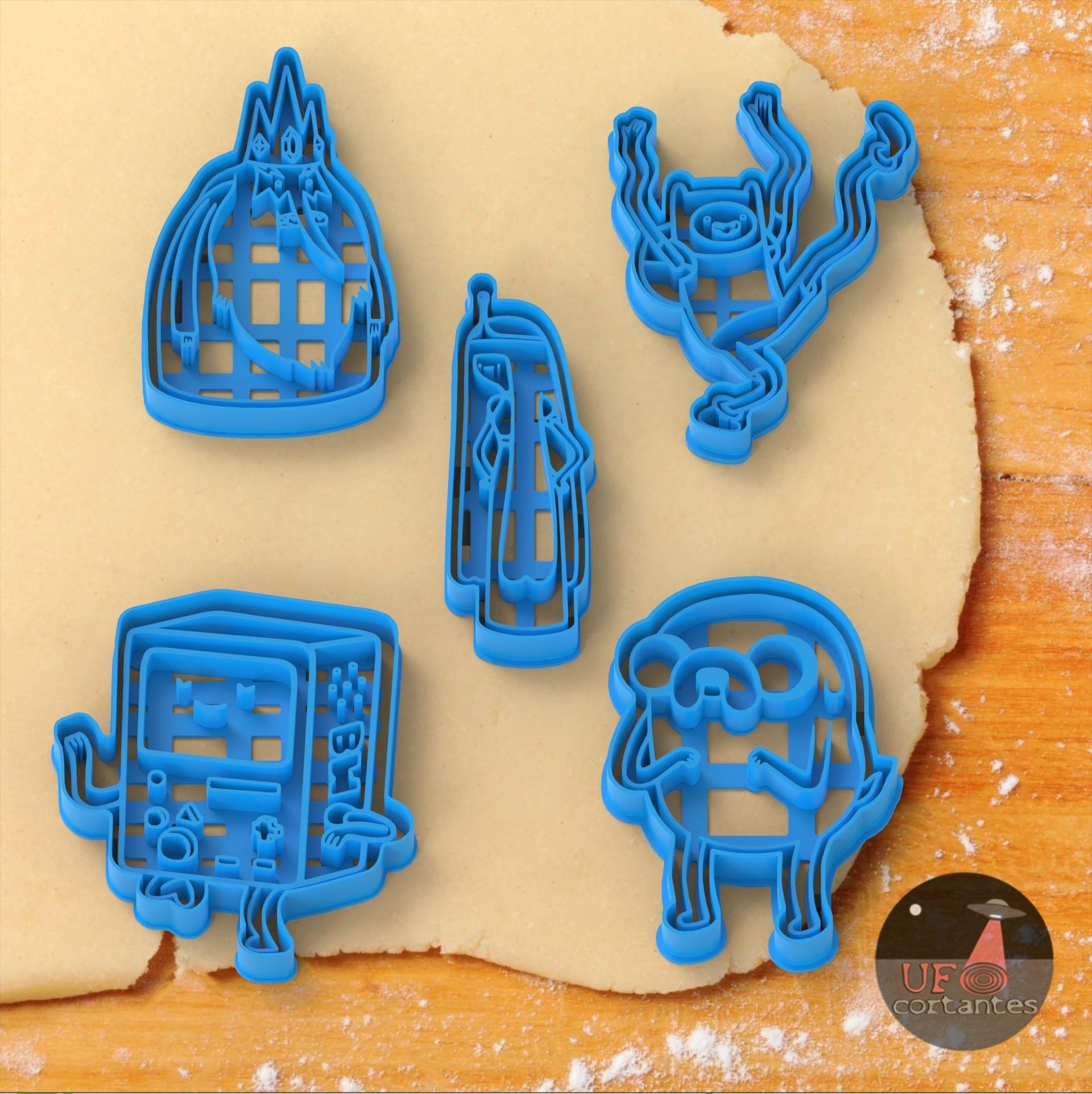 Descargar archivo STL Adventure Time cutter stamp • Objeto para ...