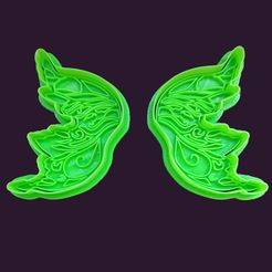 Alas3.jpg Файл STL Кортантские крылья 3 (Магия). Бабочка/Фея. Резак и печать・Модель для загрузки и 3D-печати