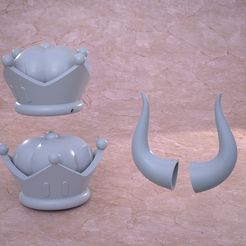 Aerith_bracelets_FullQuality_007-Kopie.jpg Super Mario Super Crown and Horn for Bowsette Cosplay