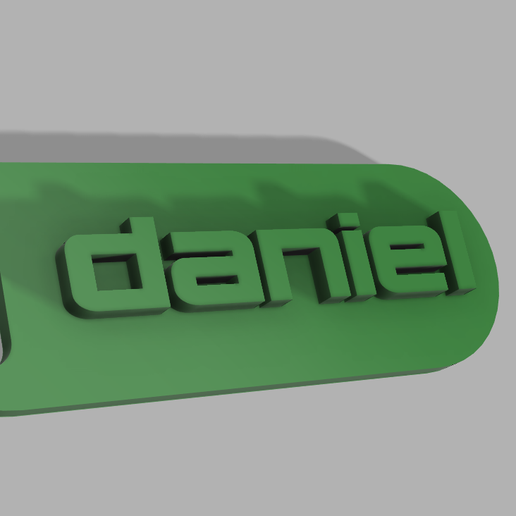 keychain daniel 3D model