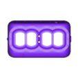 Nixie_Tube_Front.STL Steampunk Nixie Tube Clock