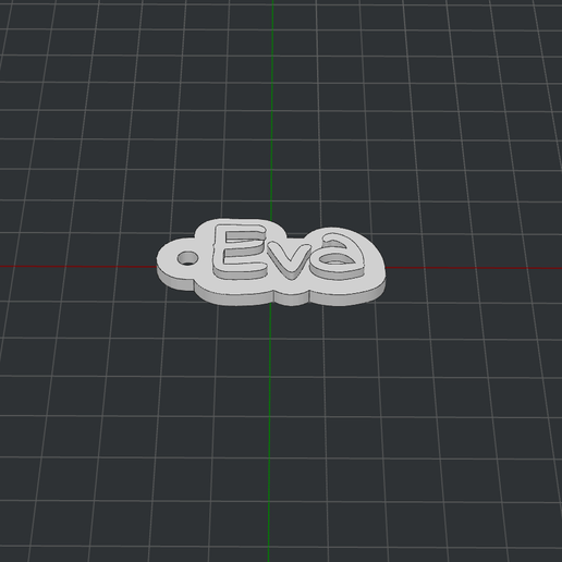 Keychain Eva 3D model