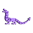 Flexi-Dragon_Body_1.stl Flexi-Dragon avec un angle de tête différent