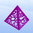 09c255fb-6b00-4aff-9c0f-da69508c38a3.png Mathematical Art: Sierpinski-Triangle Tetrahedron-Shaped Lamp