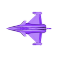 French Rafale Low Poly.stl Dassault Rafale - Low Poly (бесплатный STL с летным стендом, поддерживается)