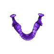 Mandible.stl cas de chirurgie orthognathique avec guides et segmentations