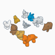 set-10-animals-ornaments.png Geometric Wilderness: Low-Poly Animal Christmas Ornaments Collection