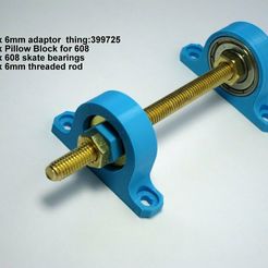 IMG_4690.jpg Free 3D file Pillow Block for 608 skate bearing・3D printer model to download