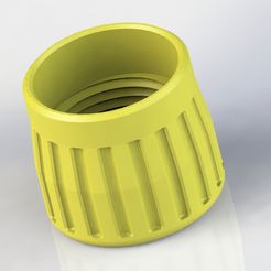 render.jpg STL file DIN first stage cap for diving・3D printable design to download
