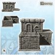 2.jpg Medieval stone building with flat roof and terrace (4) - Medieval Fantasy Magic Feudal Old Archaic Saga 28mm 15mm