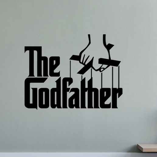 The Goodfather / The Godfather Wall Art Logo 2D