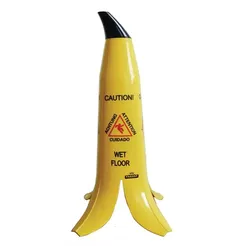 gk976_banana-cone-safety.webp Archivo STL Banana Skin Señal de suelo mojado CAP・Modelo para descargar y imprimir en 3D