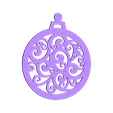 bauble.STL Файл STL Christmas ornaments - pack1・3D-печатная модель для загрузки