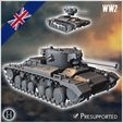 1-PREM.jpg Valentine Mark Mk. X infantry tank - UK United WW2 Kingdom British England Army Western Front Normandy Africa Bulge WWII D-Day