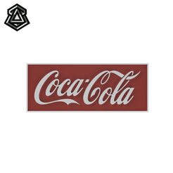 5.png Coca Cola Logo Plaque