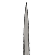 Front_View.PNG Boromir's Sword form Lord of the Rings (Andúril) Full Size, 8x8 Bed Printable