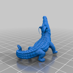 Loki_croc_repaired.png Archivo STL gratis Alligator Loki escala 1/12・Modelo para descargar y imprimir en 3D
