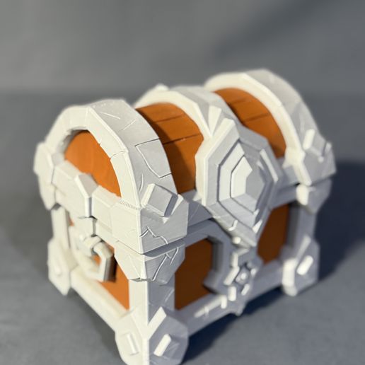 IMG_6281.jpeg 定制 DND 矮人胸膛骰子架 STL（3D 打印文件）