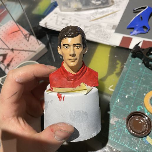 3D printing Ayrton Senna • made with Anycubic mono se・Cults
