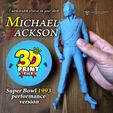 insta-cover3.jpg Michael Jackson 3D model 1993 Super Bowl performance printable 3D print model with uv and texture vray corona